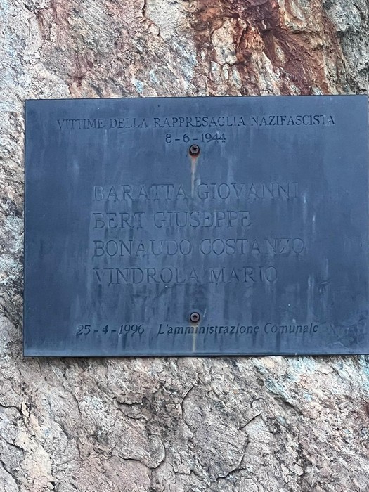 Targa alle vittime della rappresaglia, Comune di Villar Dora (TO), foto 2