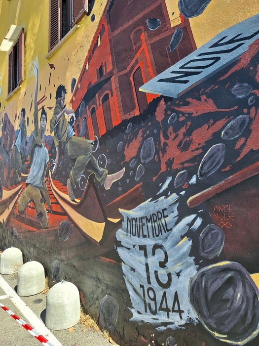 Murale ai tre partigiani, Comune di Nole (TO), foto 2