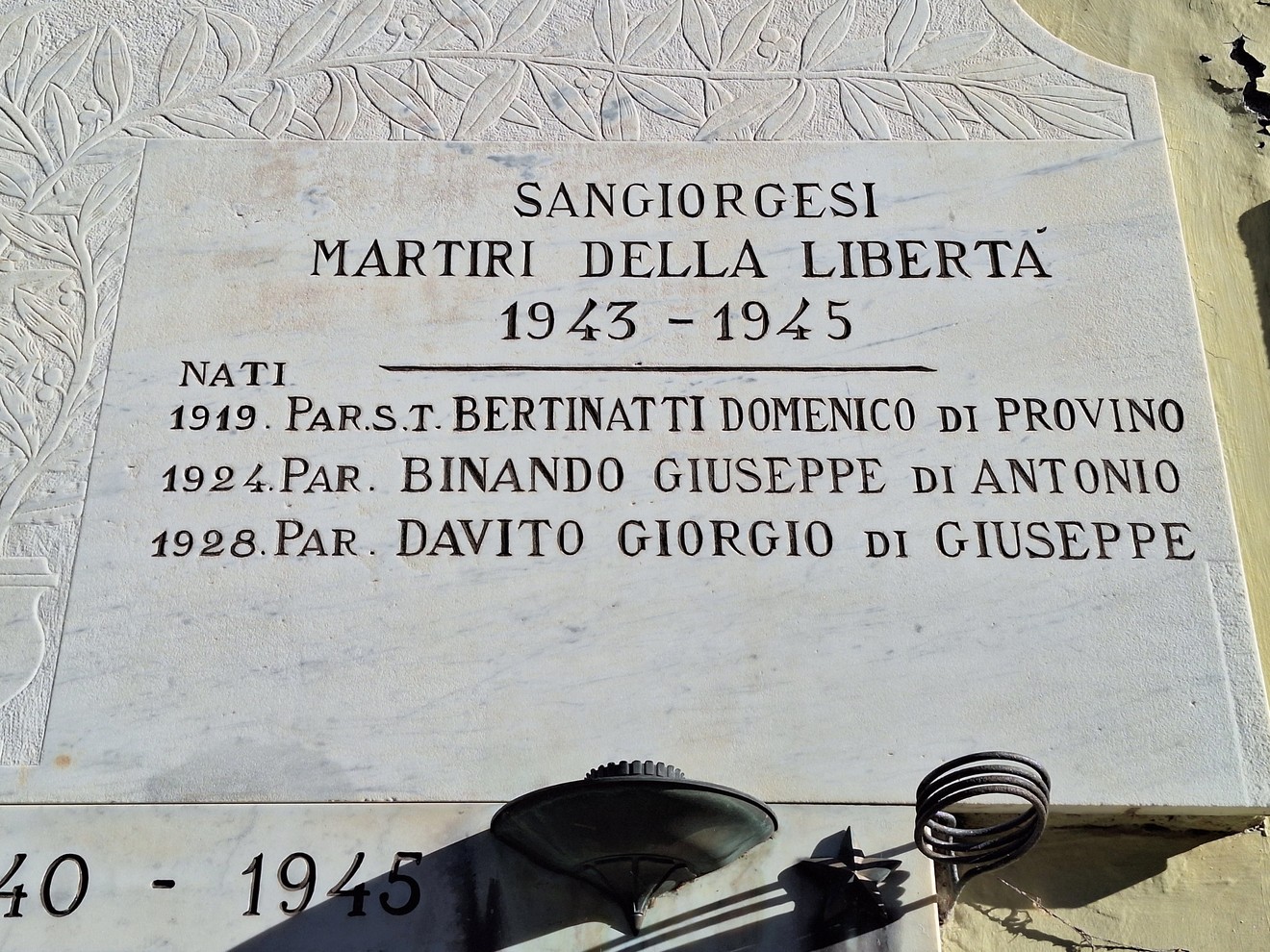 Lapidi ai caduti, Comune di San Giorgio Canavese (TO), foto 1