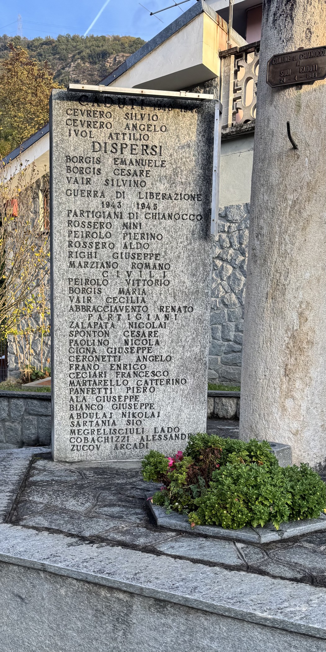 Monumento ai caduti, Comune di Chianocco (TO), foto 1