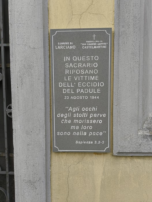 Sacrario dedicato alle vittime dell'eccidio del Padule di Fucecchio, avvenuto il 23 agosto 1944.