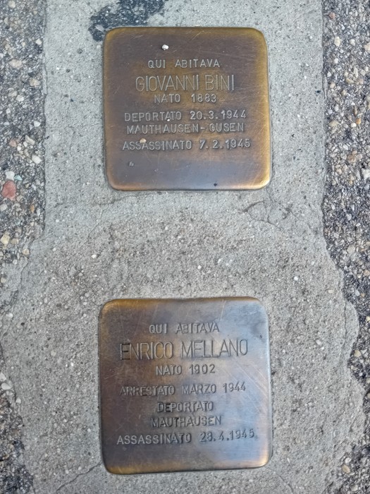 Pietra d'inciampo a Bini e Mellano, Comune di Torino (TO), foto 3