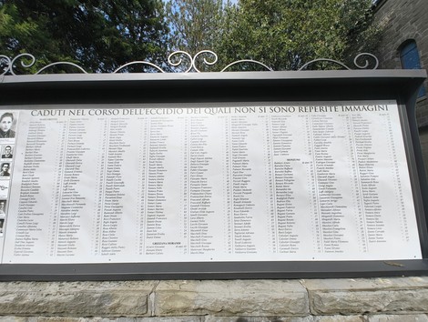 Elenco dei martiri di Marzabotto, commemorazione delle vittime dell'eccidio durante la Seconda guerra mondiale.