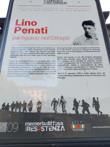 Targa a Penati, Comune di Cernusco sul Naviglio (MI), foto 1