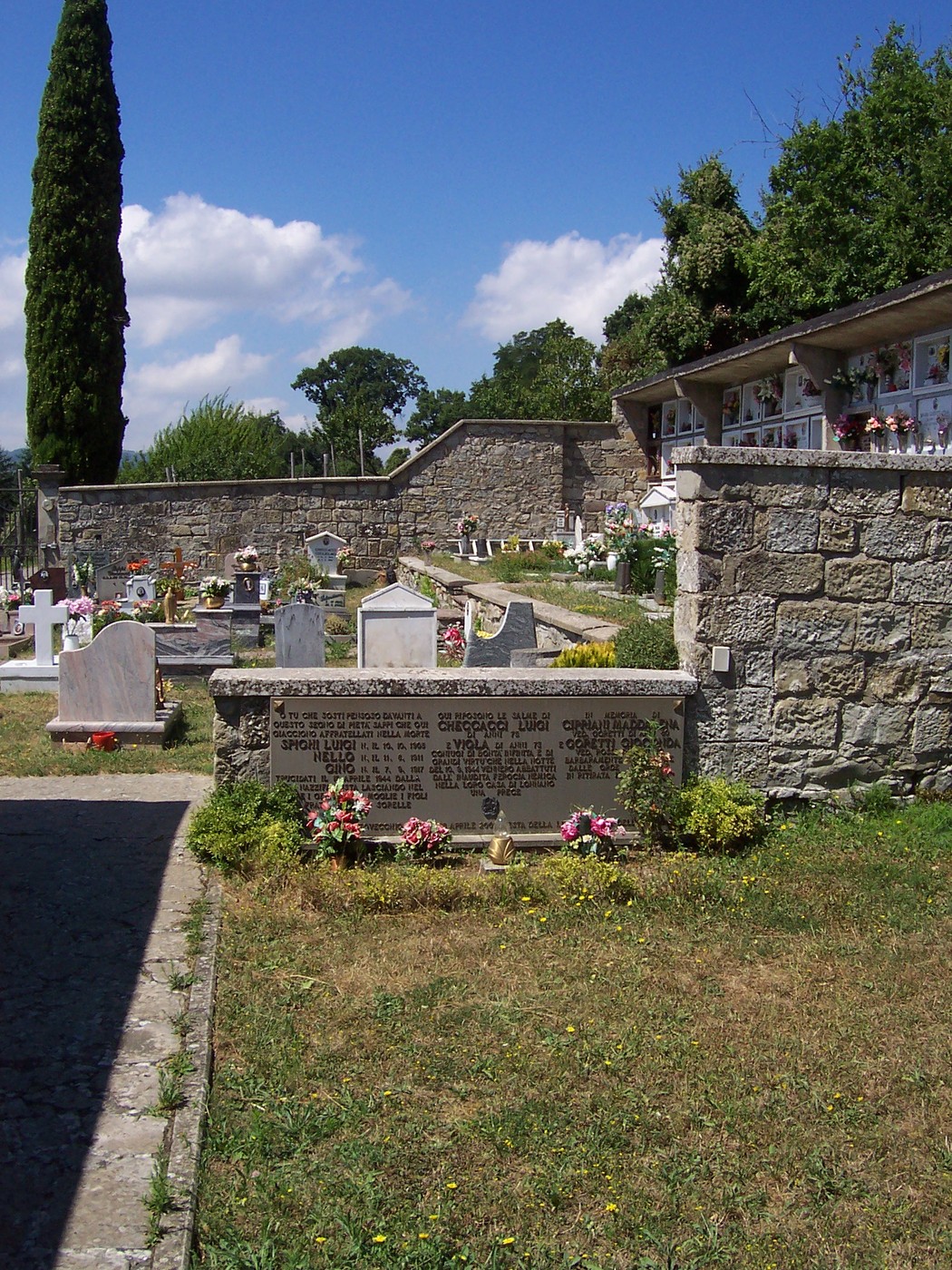 Sacrario dei caduti di Lonnano, un luogo di memoria e onore per coloro che hanno dato la vita per la patria.