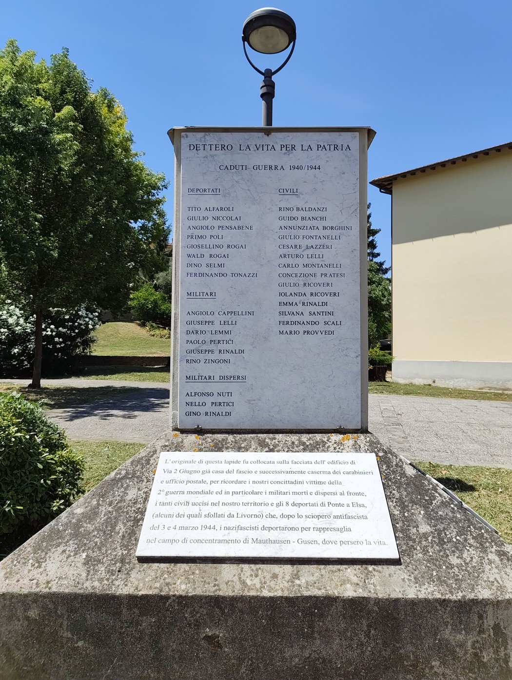 Monumento ai caduti di Ponte a Elsa, Comune di San Miniato (PI), foto 1