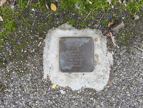 Pietra d'inciampo a Selmi, Comune di Empoli (FI), foto 1