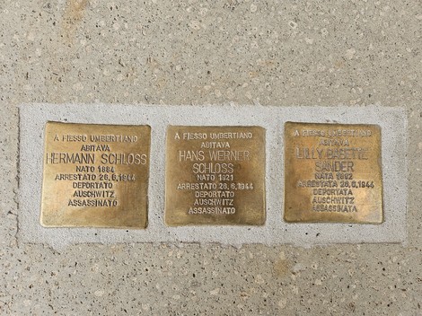 Pietre d'inciampo agli Schloss, Comune di Fiesso Umbertiano (RO), foto 1