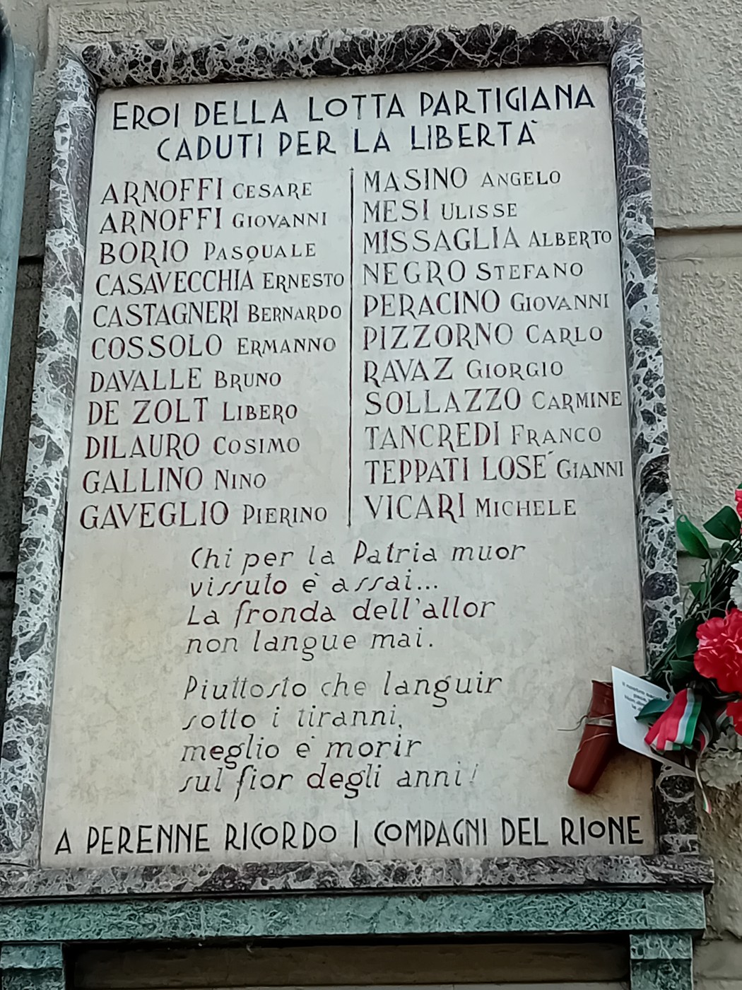 Lapide ai caduti di Cit Turin, Comune di Torino (TO), foto 1