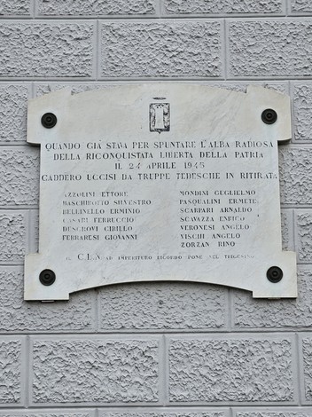 Lapide ai Caduti del 24 aprile 1945, Comune di Trecenta (RO), foto 1