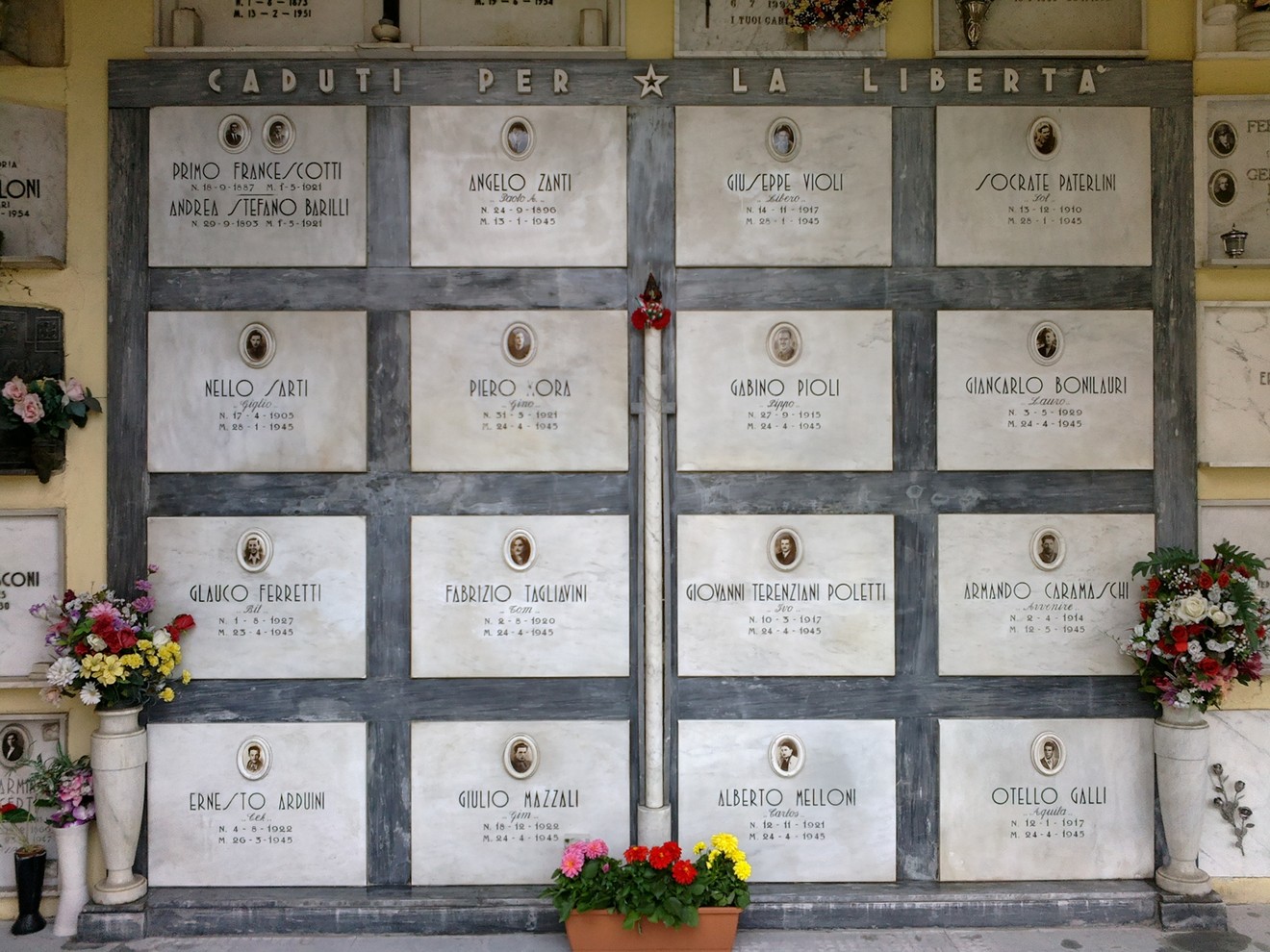 Sacrario dei Caduti per la Libertà di Cavriago, memoriale dedicato ai caduti in nome della libertà.