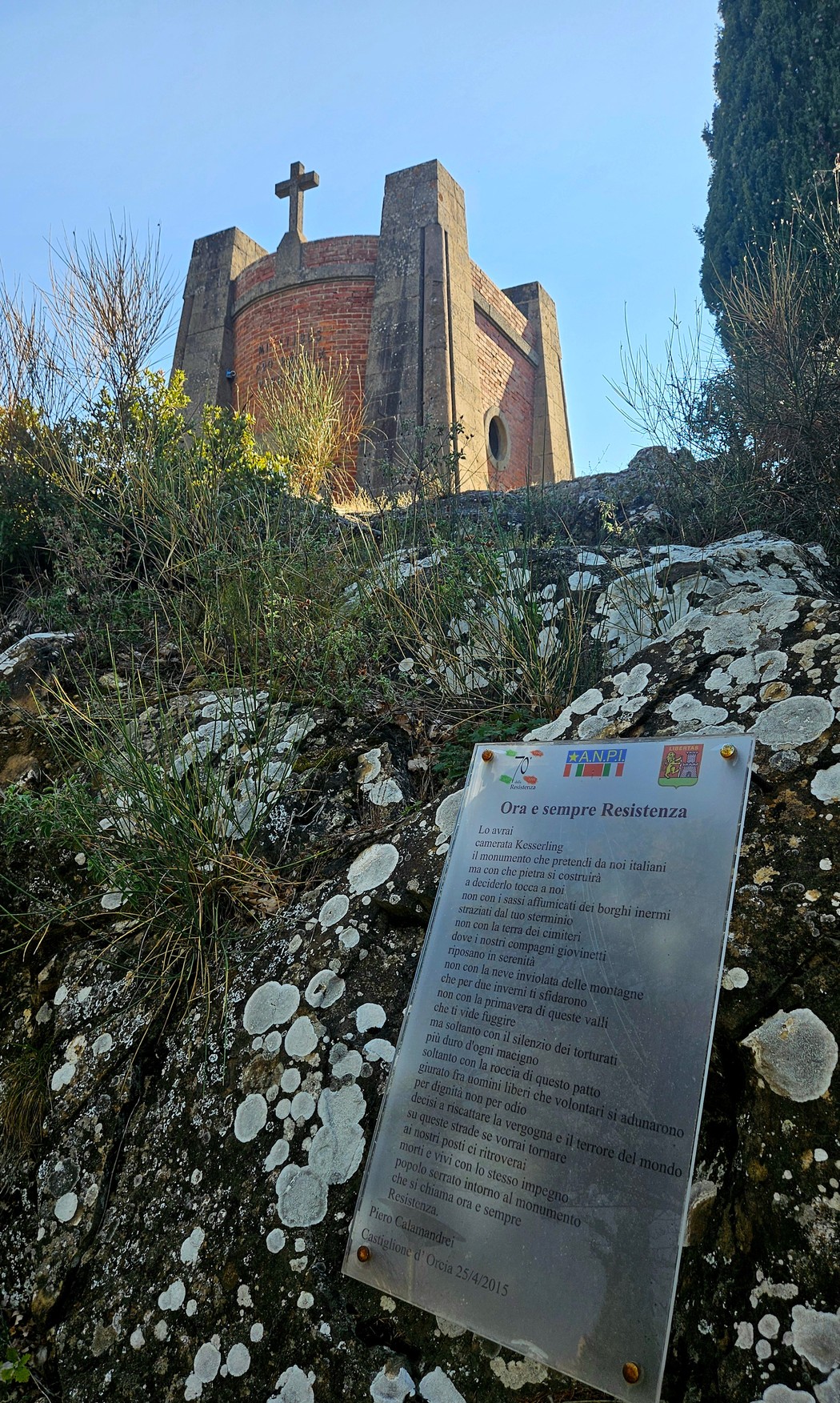 Targa ad ignominia, Comune di Castiglione d'Orcia (SI), foto 1