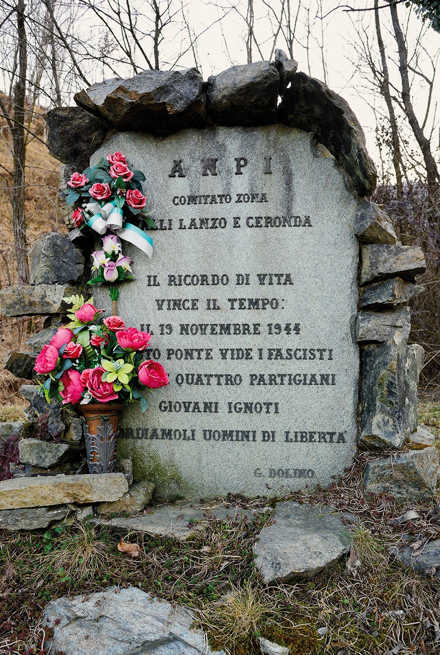 Cippo a quattro partigiani ignoti, Comune di Corio (TO), foto 1
