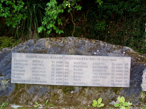Area monumentale ai Caduti di Partina, dedicata alle vittime della strage nazifascista del 1944.