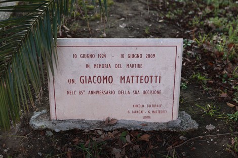 Monumento commemorativo a Giacomo Matteotti, in ricordo del martire e della sua uccisione.