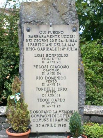 Monumento ai Caduti di Bora, dedicato ai valorosi combattenti persi durante la battaglia.