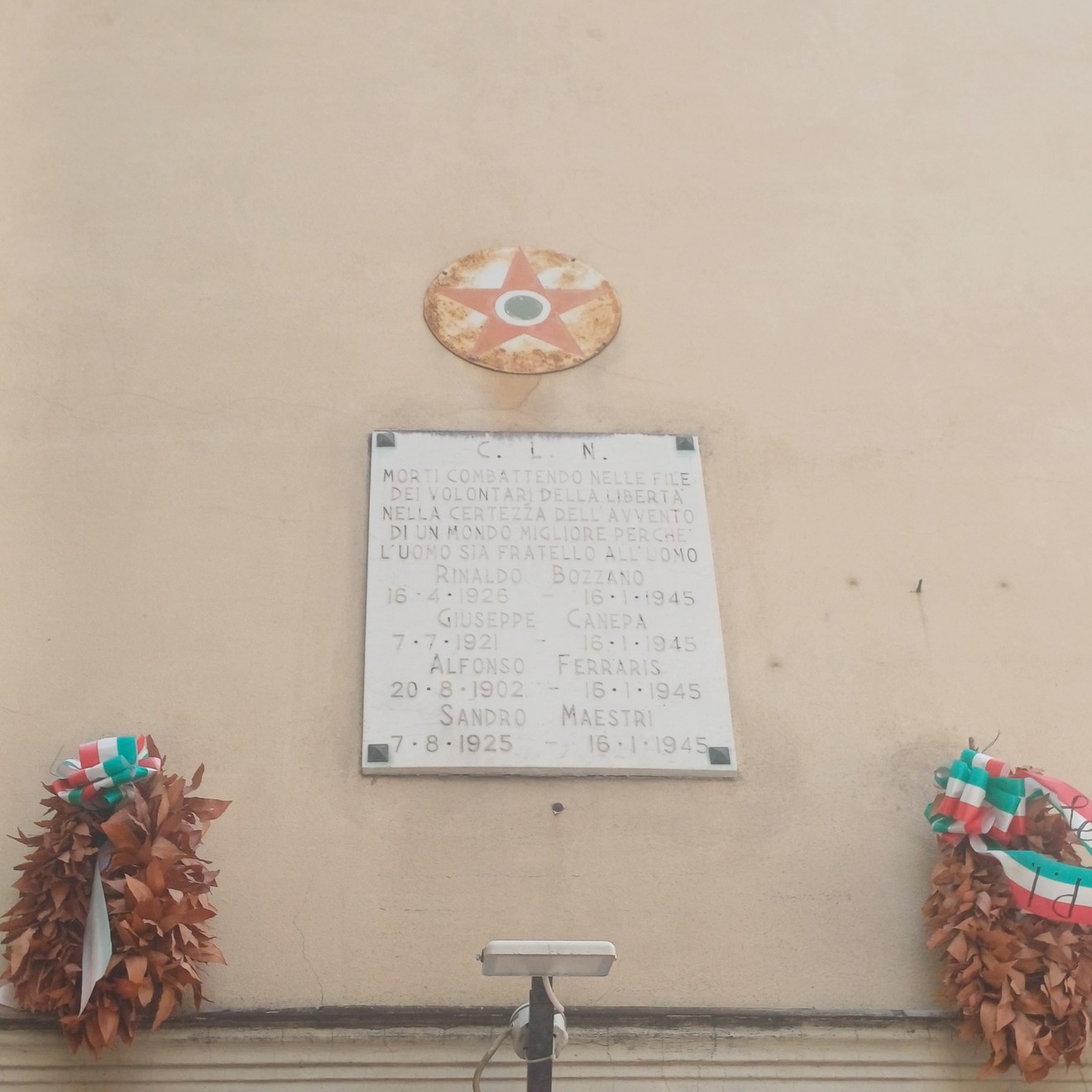 Lapide a Bozzano, Canepa, Ferraris e Maestri, Comune di Genova (GE), foto 1