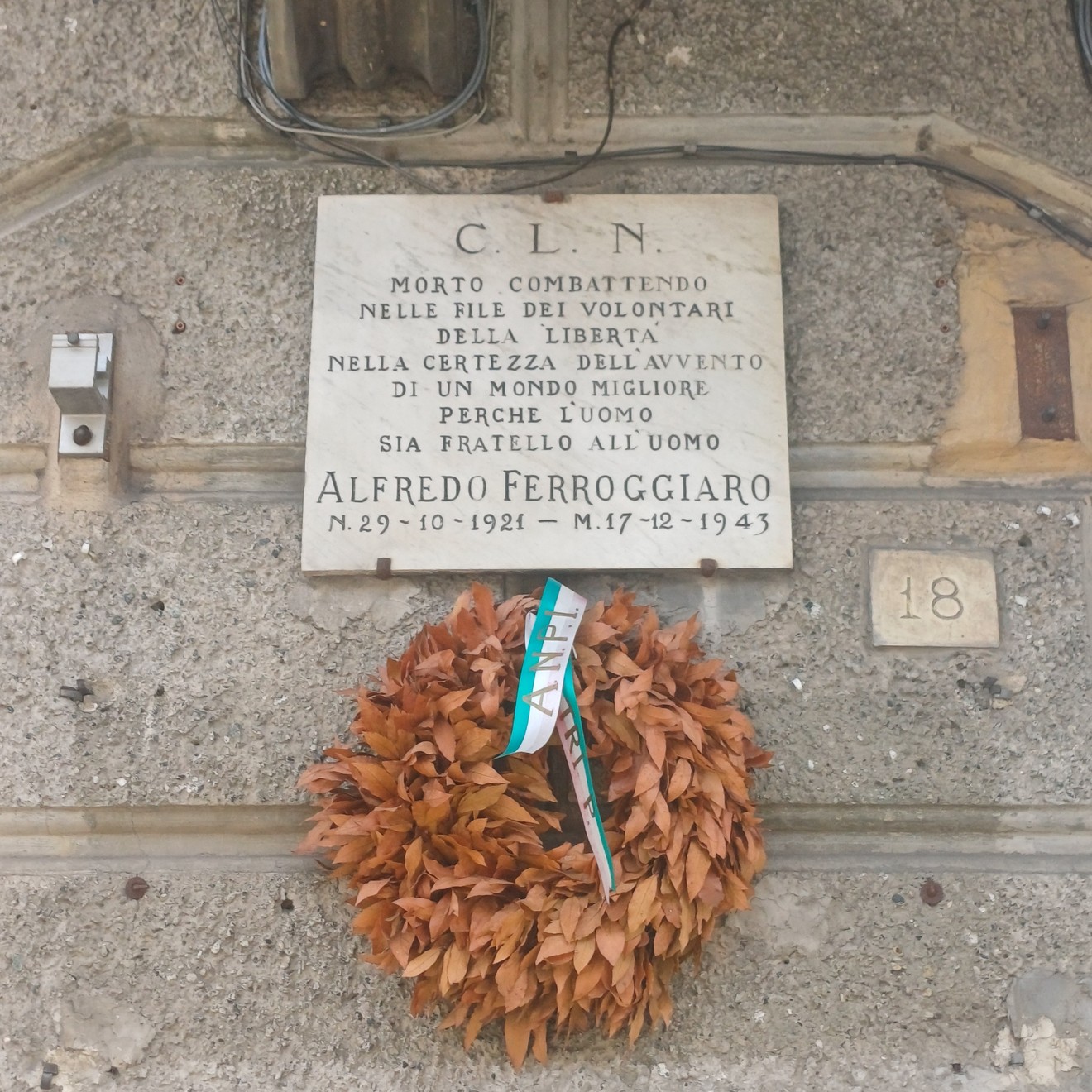 Lapide a Ferroggiaro, Comune di Genova (GE), foto 1