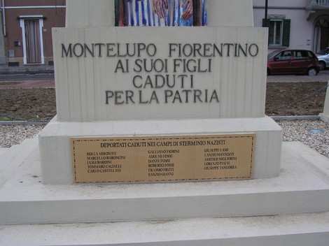 Monumento ai caduti di Montelupo Fiorentino, dedicato ai figli che hanno sacrificato la vita per la patria.