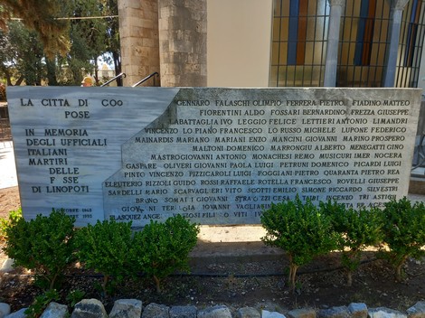 Sacrario dei caduti di Kos, memoriale a onore dei martiri italiani e commemorazione delle vittime.