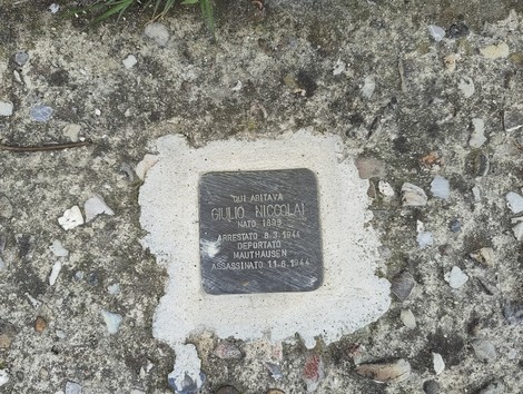 Pietra d'inciampo a Niccolai, Comune di Empoli (FI), foto 1