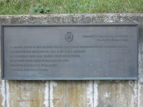 Monumento ai Martiri della Bettola, commemorazione delle vittime del conflitto e della resistenza partigiana.