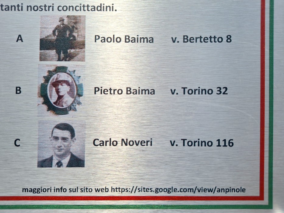 Targa per le pietre d'inciampo di Nole, Comune di Nole (TO), foto 2