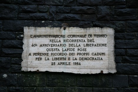 Monumento alla Resistenza, dedicato ai caduti per la libertà e la democrazia, inaugurato il 25 aprile 1984.