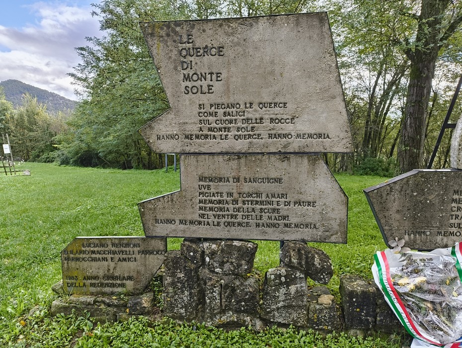 Rovine di San Martino: monumento commemorativo immerso nella natura, in memoria delle vittime di Monte Sole.