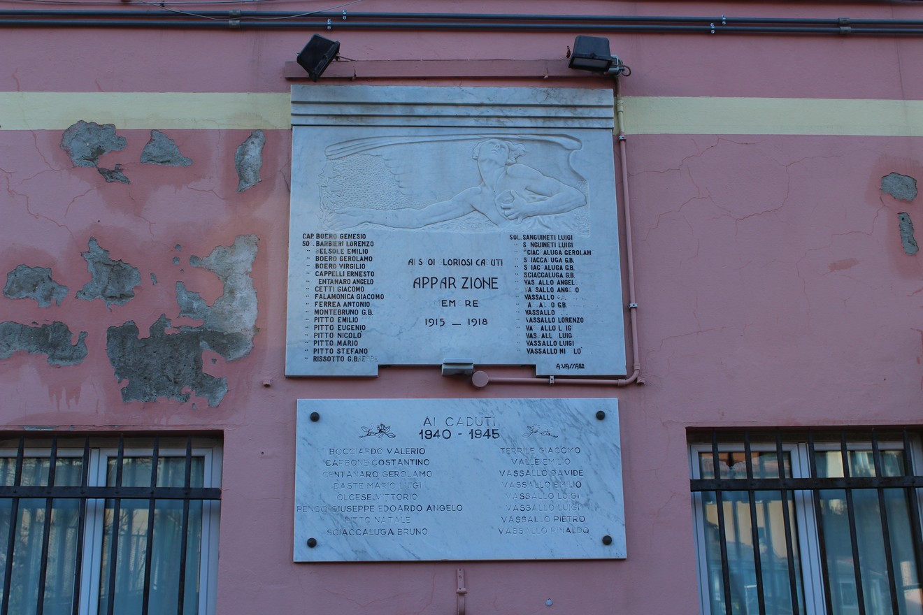 Lapide ai caduti di Apparizione, Comune di Genova (GE), foto 1
