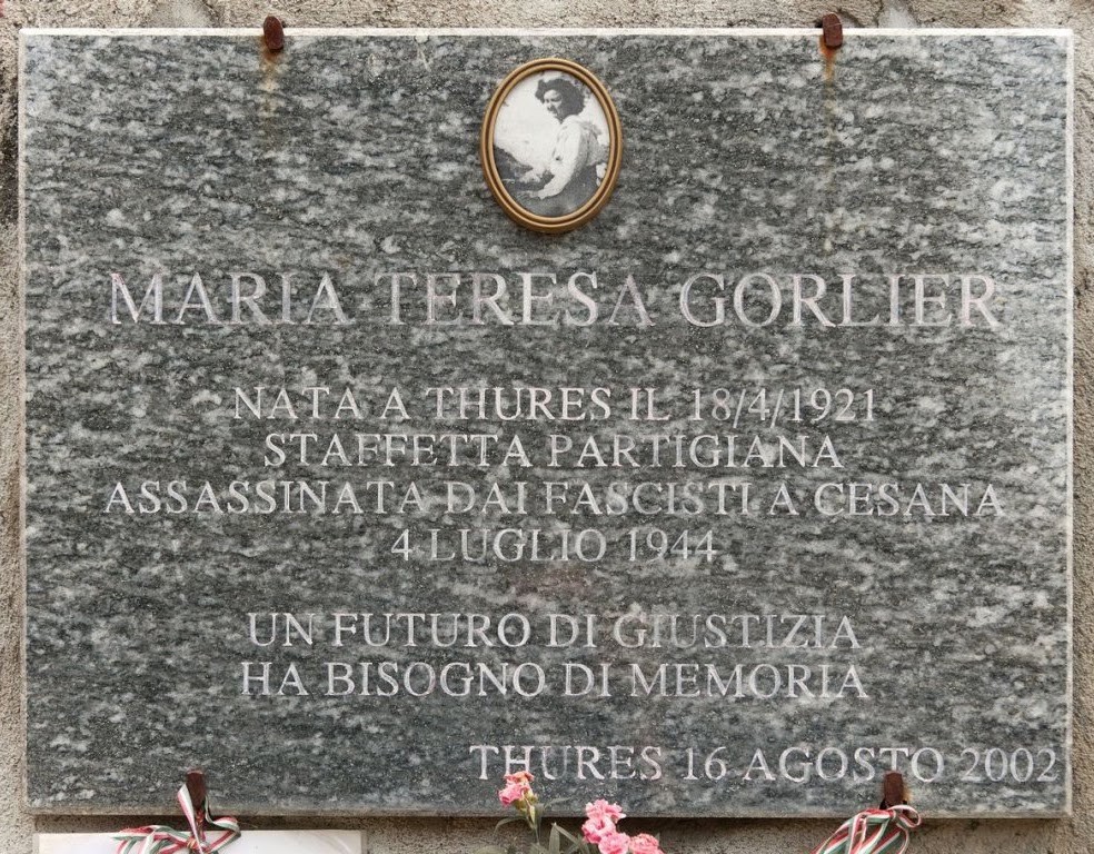 Lapide a Gorlier, Comune di Cesana Torinese (TO), foto 1