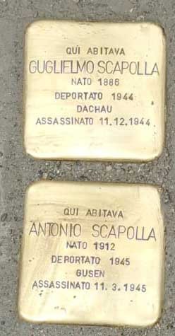 Pietre d'inciampo agli Scapolla, Comune di Pavia (PV), foto 1