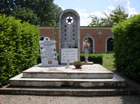 Monumento ai caduti della Resistenza di Campagnola, dedicato ai valorosi che hanno lottato per la libertà.