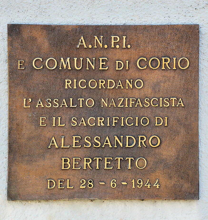 Targa a Bertetto, Comune di Corio (TO), foto 1