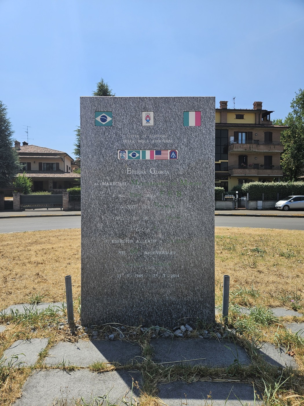 Cippo alla FEB e a Rossi, Comune di Sassuolo (MO), foto 1