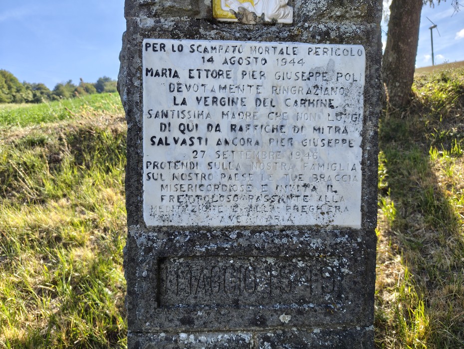 Tabernacolo per lo scampato pericolo, Comune di Firenzuola (FI), foto 3