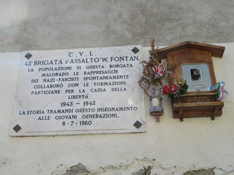 Lapide alla Resistenza di Pavaglione, Comune di Chianocco (TO), foto 2