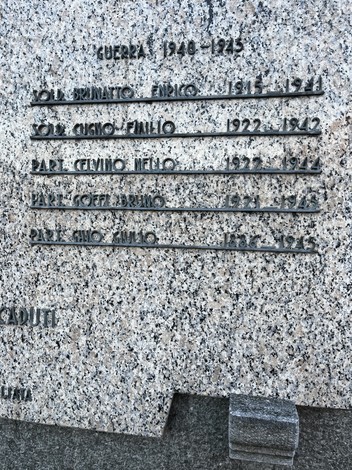 Monumento ai caduti di Milanere, commemorazione dei soldati persi nella guerra 1940-1945.