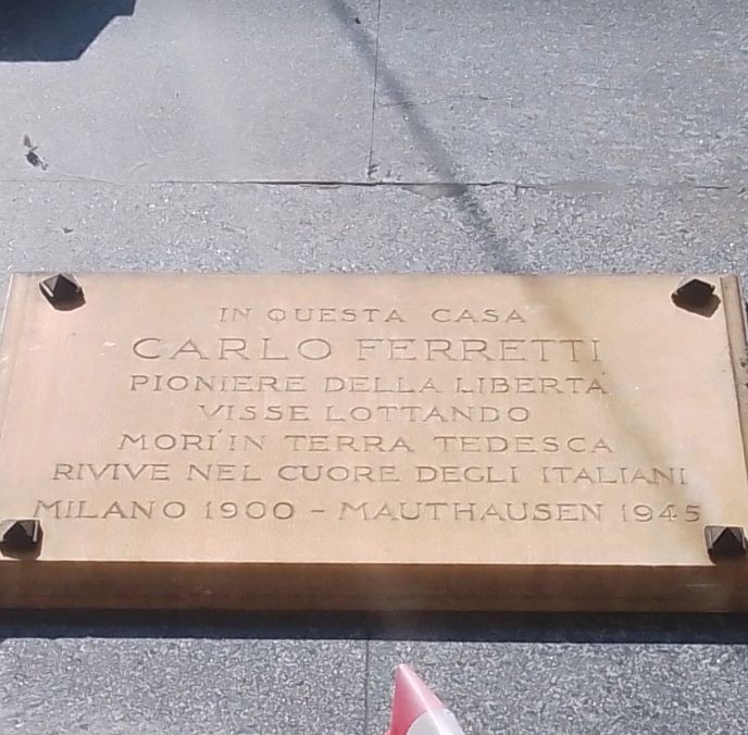 Lapide a Ferretti, Comune di Milano (MI), foto 1