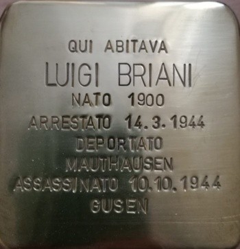Pietra d'inciampo a Briani, Comune di Desio (MB), foto 1