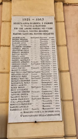 Lapide ai caduti, Comune di Bagnacavallo (RA), foto 1