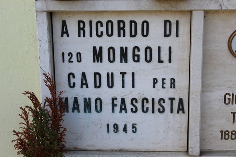 Lapide a ricordo dei disertori mongoli, Comune di Alzano Lombardo (BG), foto 1
