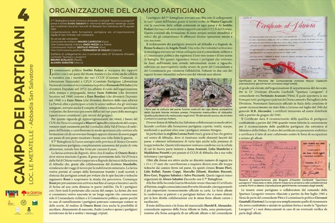 Informazioni sul "Sentiero del 7° battaglione", memoria storica e paesaggi evocativi.
