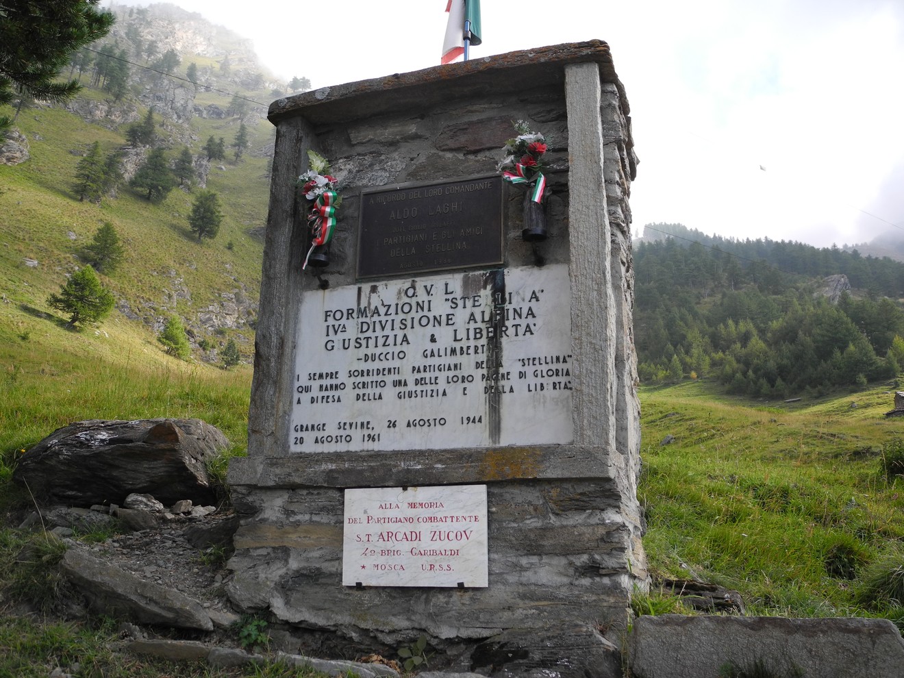 Monumento alla battaglia delle Grange Sevine, Comune di Mompantero (TO), foto 1
