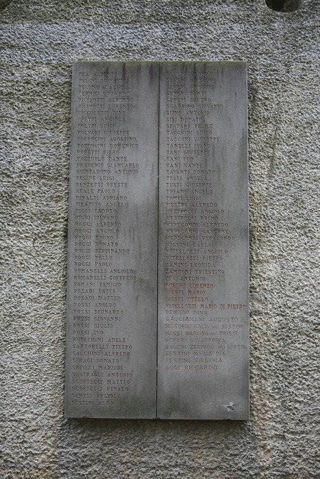 Monumento ai caduti della provincia, commemorazione di coloro che hanno sacrificato la vita per la patria.