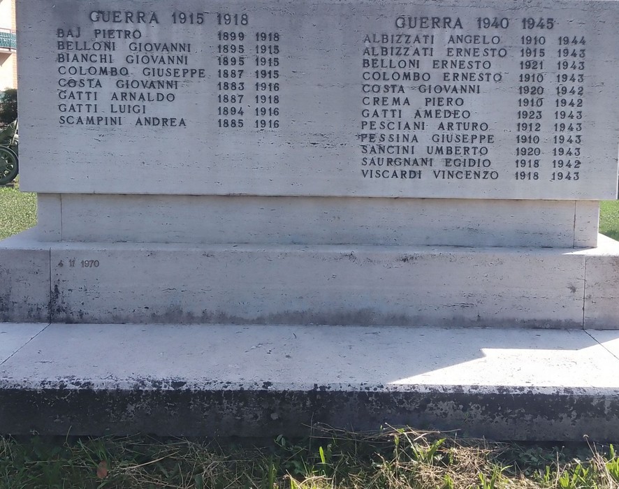 Monumento ai caduti, Comune di Truccazzano (MI), foto 2