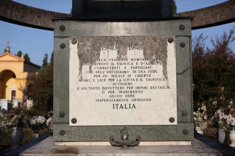 Sacrario ai caduti con memoriale dedicato ai patrioti di Vigolzone e ai combattenti del periodo 1940-1945.