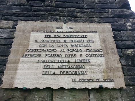 Monumento alla Resistenza, omaggio ai valorosi che hanno combattuto per libertà e democrazia.