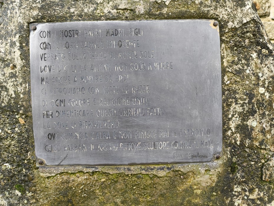 Statua ai caduti di Monte Sole, monumento commemorativo dedicato ai martiri della Seconda Guerra Mondiale.