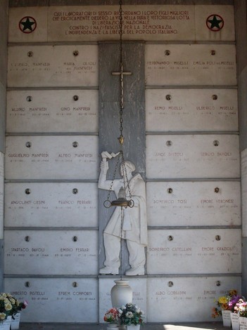 Sacrario dei Caduti di Sesso, memoriale dedicato ai valorosi combattenti per la libertà e la democrazia.